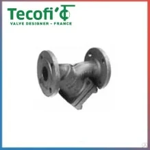 Фильтр сетчатый наклонный, фланцевый Tecofi Серия F3240