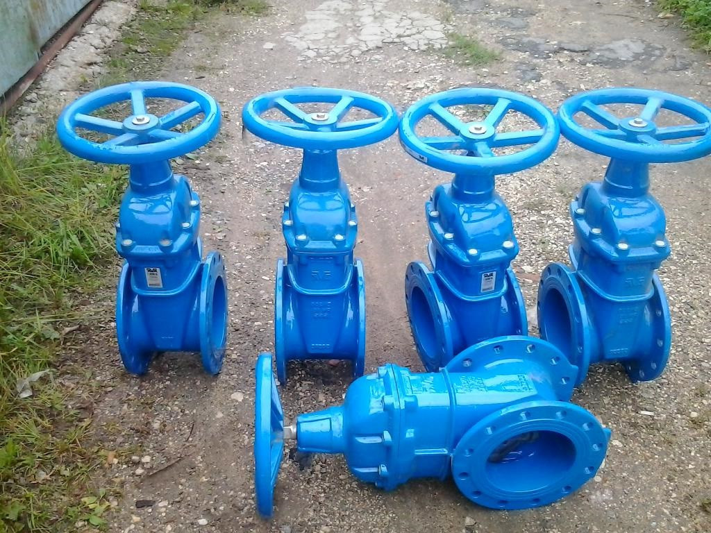 AVK Шиберная задвижки с электроприводом AUMA 702/70 — изображение 2